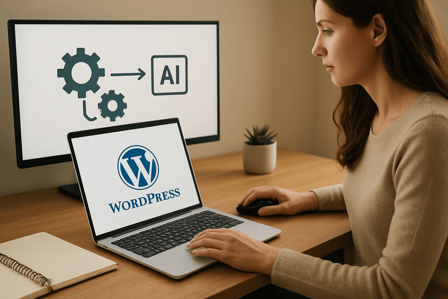 WordPress blog automation guide: automate ideation, drafting, image creation, and publish with AiBlogPress and Zapier/Make.